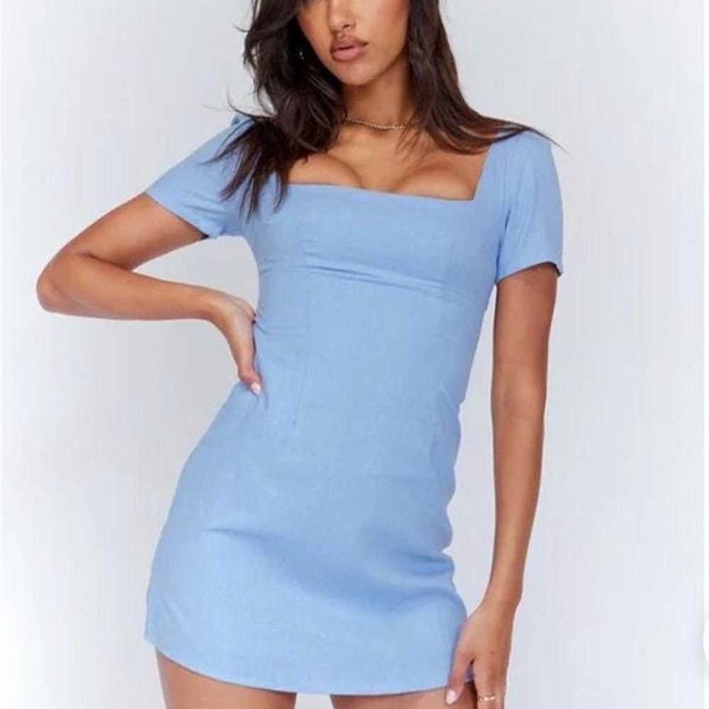 Princess Polly Sky Blue Dress